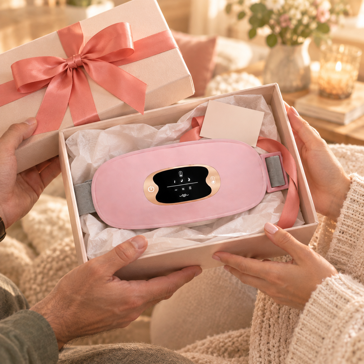 ulmena belt as a gift in a box